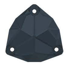 (image for) 3272 20mm Graphite 3 Hole Sew on Factory Pack 15 pcs